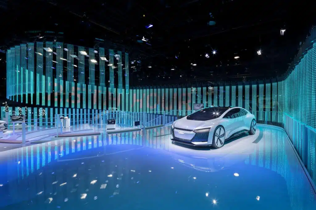 Autoshow hoog glans vloer panelen